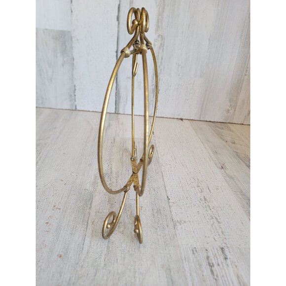 Metal gold hanging ornament center‎ piece unique xmas decor - Picture 5 of 6